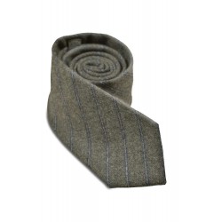 Cravate Barry laine & cachemire rayé Cravates