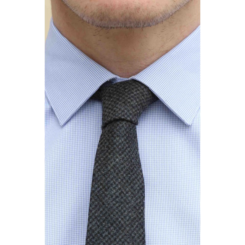 Cravate Barry cachemire gris