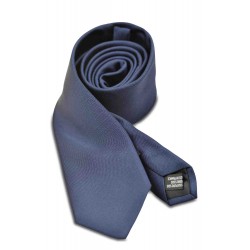 Cravate Austen soie bleue Cravates