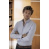 Chemise Oxford bleu rayé Chemises Hommes