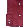 Sur-chemise velours côtelé rouge Chemises