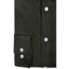 Sur-chemise velours côtelé kaki Chemises