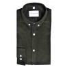 Sur-chemise velours côtelé kaki Chemises