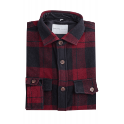 Surchemise en laine bûcheron