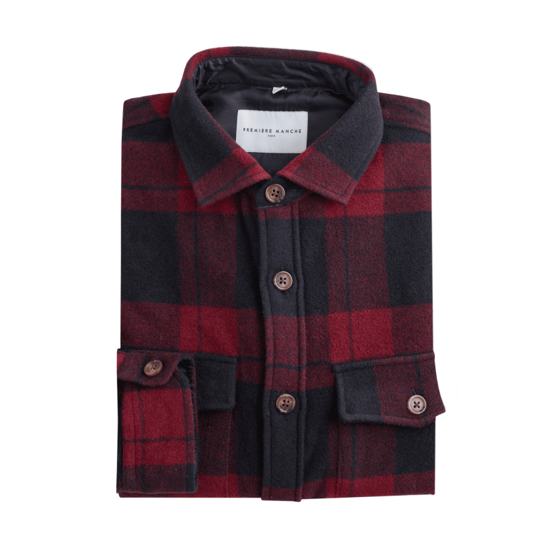 Surchemise en laine bûcheron