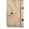 Surchemise en laine beige