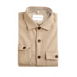 Veste laine beige